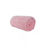 Pembe Peluş Bebek Battaniyesi 100X120