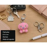 Pembe Peluş Charm Anahtarlık Sevimli Çanta Ve Anahtar Aksesuarı Hediye Seçeneği