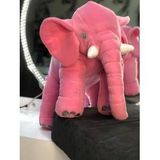 Pembe Peluş Fil Büyük Boy Yumuşak Uyku Oyun Arkadaşım 60 Cm 1. Sınıf Kalite