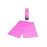 Pembe Pilates Bandı - Pvc Saklama Tüpü İle