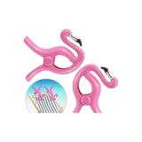 Pembe Plaj Havlusu Mandalı, 2'li Set, Güçlü Tutuşlu, Taşınabilir Klips - 0,25 gr