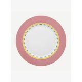 Pembe Porselen Yemek Tabağı 26,5 cm
