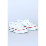 Pembe Potin Convers Keten Çocuk Ayakkabı 10-3232-22ÇCONVERS - Beyaz