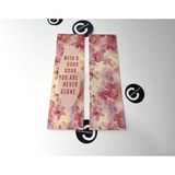 Pembe Renk Ayraç Çift Taraflı Özlü Sözlü İngilizce Kitap Ayracı Seti English Bookmark Karne Hediyesi Öğretmenler Günü Öğrenci Hediyesi - 48 Adet