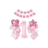 Pembe Renk Iyiki Doğdun Yaş Balon Set, 1