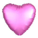 Pembe Renk Kalp Folyo Balon 24 İnç