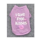 Pembe Renk ,kedi Ve Köpek Için I Give Free Kisses Elbise