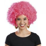 Pembe Renk Kıvırcık Afro Bonus Peruk Mirsm0010k-Smr-E084