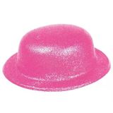 Pembe Renk Simli Melon Yuvarlak Parti Şapkası 24X26 Cm Mirsm0010k-Smr-D241