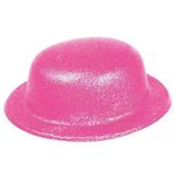Pembe Renk Simli Melon Yuvarlak Parti Şapkası 24X26 Cm P79648s5380