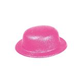 Pembe Renk Simli Melon Yuvarlak Parti Şapkası 24x26 cm RLKF-413251