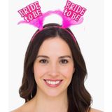 Pembe Renkli Bride To Be Parti Tacı – Bekarlığa Veda Gecesi İçin