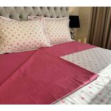 Pembe Renkli Kalpli Yorgan Kılıfı - 01P-Pembe - 220 x 200 cm