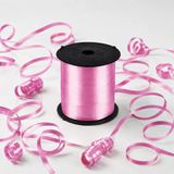 Pembe Renkli Rafya Şerit Kurdele Rabant Balon Hediye Paketi İpi Süsleme Şeridi 8Mm X 200Mt