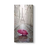 Pembe Şemsiye Tablosu 80 x 160