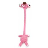 Pembe Sid Charm Direksiyon Ve Çanta Süsü Amigurumi Organik Oyuncak