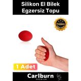 Pembe Silikon El Egzersiz Topu, Bilek ve Parmak Güçlendirme, Fizik Tedavi Topu - Açık Pembe