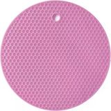 Pembe Sılıkon Nıhale Tencere Caydanlık Altlıgı