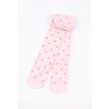 Pembe Simli Fiyonk Detaylı Kız Çocuk Muz Külotlu Çorap - 10 - 12 Yaş - 01P-Pembe
