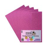 Pembe Simli Karton 35x50 5 Adet Artlantis Simli Karton Pembe 5 Adet 35*50