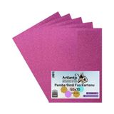 Pembe Simli Karton 50x70 5 Adet Artlantis Simli Karton Pembe 5 Adet 50*70