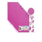 Pembe Simli Karton A3 30x40 cm 10 lu 1 Paket Simli Fon Kartonu Parıltılı Kağıt Anasınıfı Kreş Etkinlik Proje