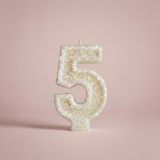 Pembe Simli Pasta Mumu Doğum günü mum 1 yaş (5)