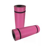 Pembe-Siyah Extra Rahat Plates Yoga Mati 180X60cm 15Mm