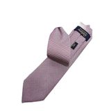 Pembe Siyah Kum Desenli Slim Kravat