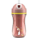 Pembe Spor Bardak Pipetli 14 Ay+ Kız Çocuklar Için Neşeli Içecek Şıklığı - Seçenek 1 - Ahşap - Bej