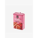 Pembe Suni Deri Waffle Makyaj Çantası 18x12x6 cm