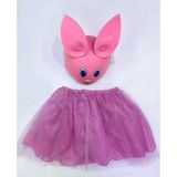 Pembe Tavşan Çocuk Gösteri Kostümü