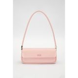Pembe Uzun Askılı Omuz Çantası - 25 cm