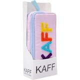 Pembe ve Mavi Fermuarlı Su Geçirmez Peluş Kalemlik, Çift Gözlü, Şık Tasarım - 06552-Pembe - Seçenek 1