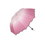 Pembe Yağmur Damlası Kadın Şemsiye