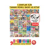 Pembe Yayınevi 1. Sınıflar İçin Tavsiyeli Renkli Hikaye Seti - Okumayı Güçlendiren 40 Kitap