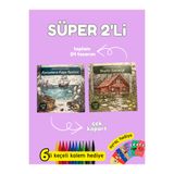 Pembe Yayınevi Mandala Boyama Kitabı - Yetişkinler İçin Mandala Boyama Kitabı - Gizemli Renkler Kitap Seti
