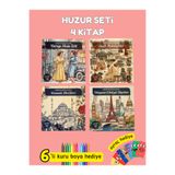 Pembe Yayınevi Mandala Boyama Kitabı - Yetişkinler İçin Mandala Boyama Kitabı - Huzur Kitap Seti