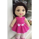 Pembegül Bebek Amigurumi Organik Oyuncak