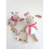 Pembeli Kuzu Set Takımı Amigurumi Organik Oyuncak