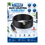 PEMBERTON 3.5 MM AUX SES UZATMA KABLOSU ERKEK DİŞİ KULAKLIK HOPARLÖR ARAÇ PC UYUMLU 5 METRE