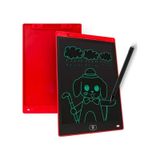 Pemendo 12" Büyük Boy Dijital Çocuk Yazı Tahtası Lcd Grafik Çizim Tableti kirmizi