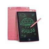 Pemendo 12" Büyük Boy Dijital Çocuk Yazı Tahtası Lcd Grafik Çizim Tableti pembe