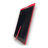 Pemendo 12" Büyük Boy, Dijital Kalemli, Çizim Yazı Tahtası, Çocuk Çizim Tablet, 12 Inç Ekran, Kırmızı