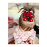 pempem bandana kız bebek kiraz detaylı klips toka