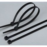 Pemsan (100 Adet) 38cm x 8mm Plastik Cırt Kelepçe (Kablo Bağı) Siyah EAN:2060218021844