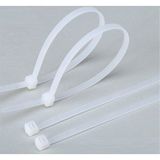 Pemsan Plastik Cırt Kelepçe Kablo Bağı 40CM x 4,8mm (50 Adet) Saydam-Beyaz
