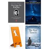 Pena Yayınları Her Güne Bir Kafka - Allan Percy + Kuzey Işıklarının Şarkısı + Telefon Tutucu + Bir Kar Tanesi