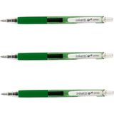 Penac Inketti - 0.5mm Cch-10 Green ( Üç Adet ) - Yeşil - Jel Kalem - Uç Kalınlığı