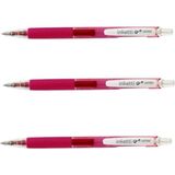 Penac Inketti - 0.5mm Cch-10 Pink ( Üç Adet ) - Pembe - Jel Kalem - Uç Kalınlığı